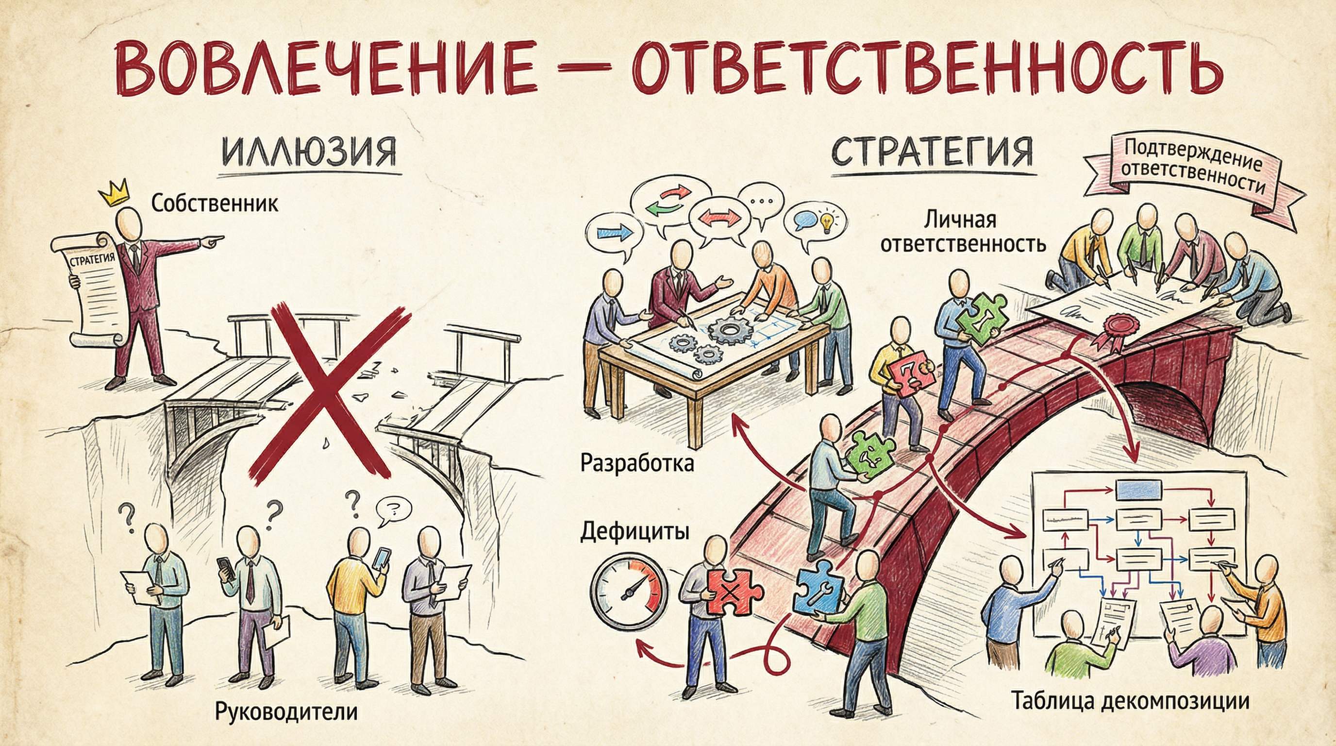 Вовлечение и ответственность руководителей