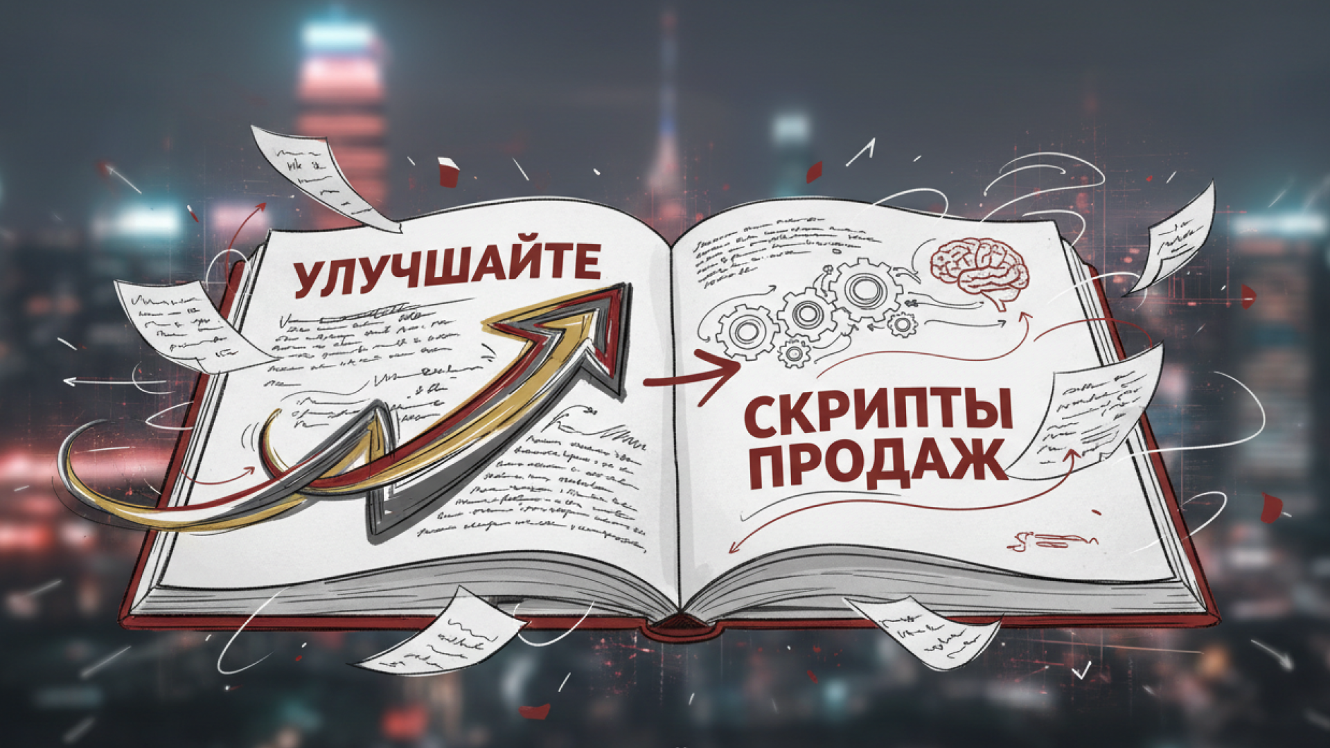 Команда работает над скриптами продаж