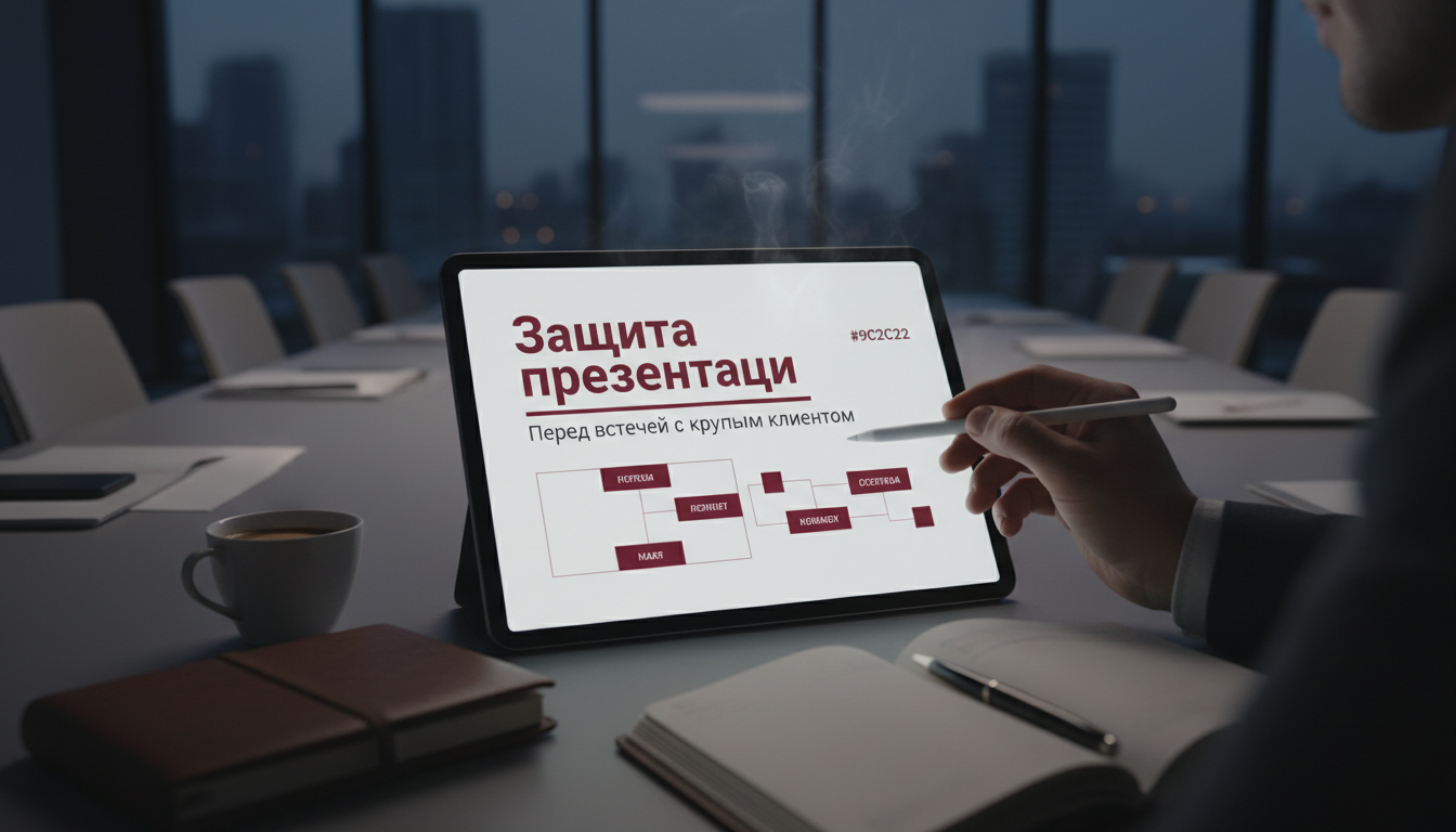 Защита презентации перед встречей
